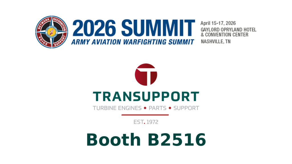 Transupport exhibiting at the AAAA 2026 Army Aviation Warfighting Summit booth B2516 Nashville